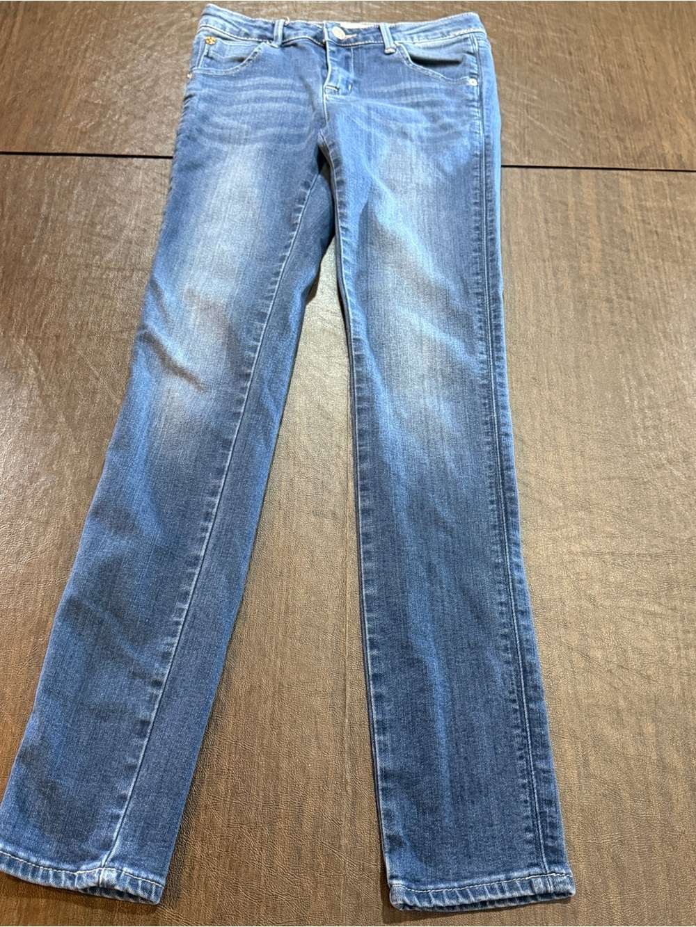Hudson Skinny Jeans Girls Sz 16 Medium Wash